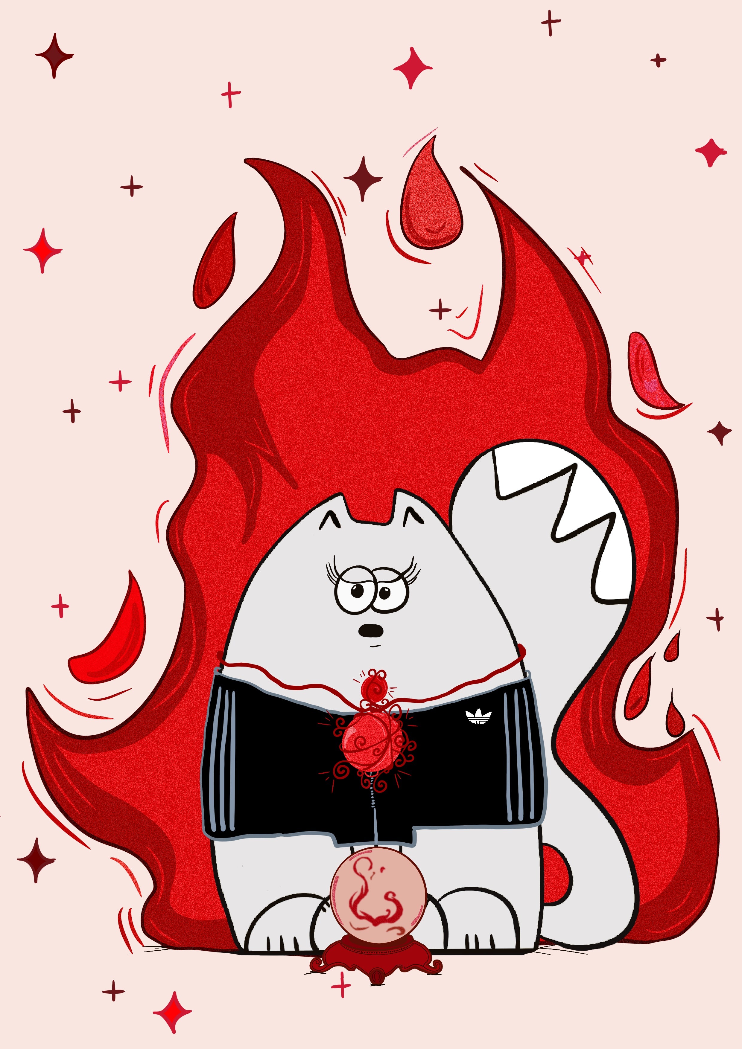 Custom illustration "Power Woman"