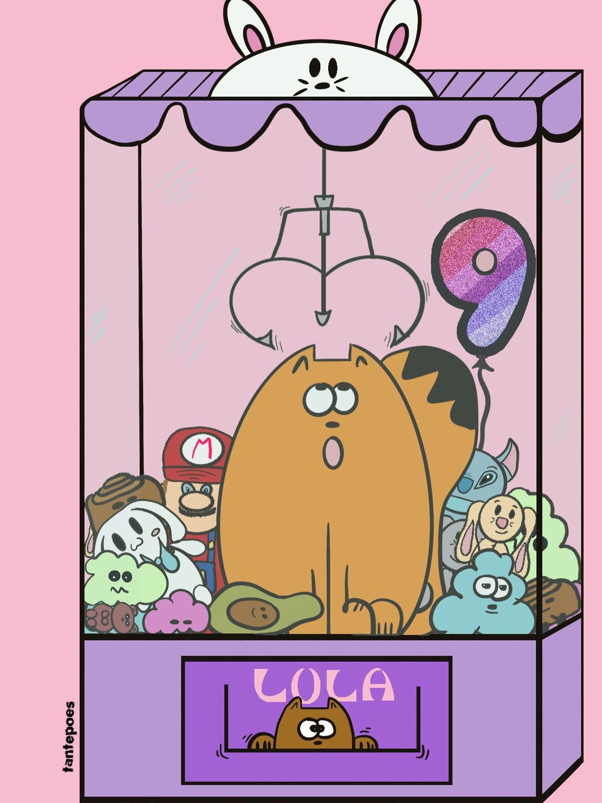 This was a Custom birthday invitation "Game Hall"