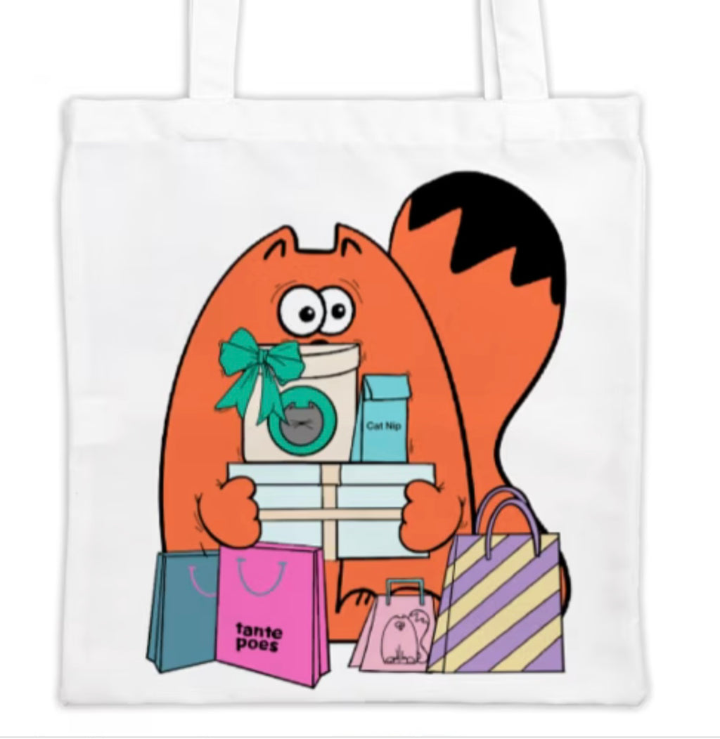 Tote bag "Shopping all day!"