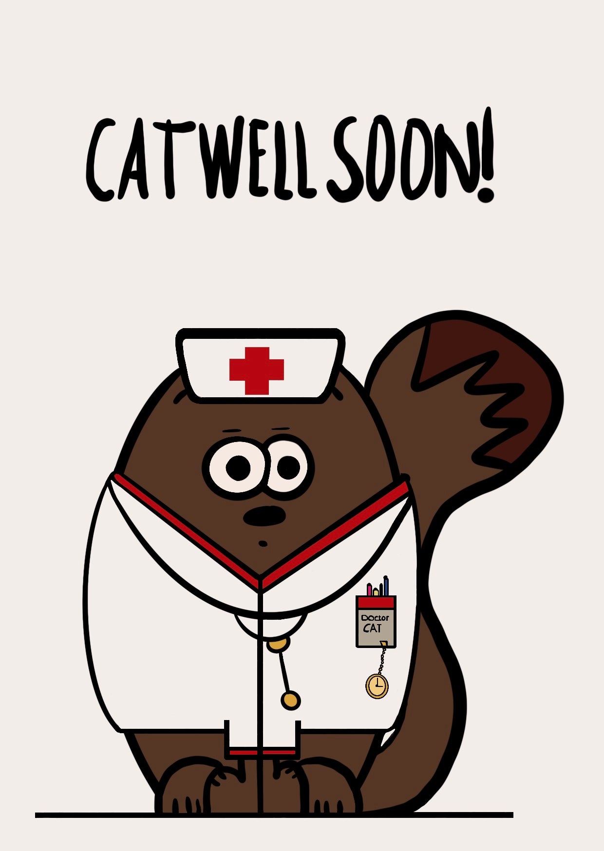 Set tante poes wiches you a Cat well soon