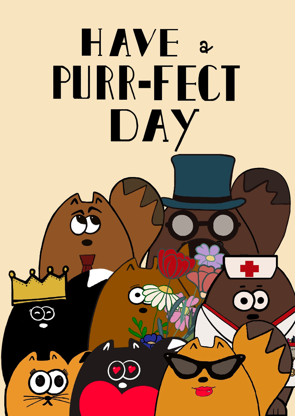 Set tante poes loves her mom, dad and the one who feels like a mom or dad!