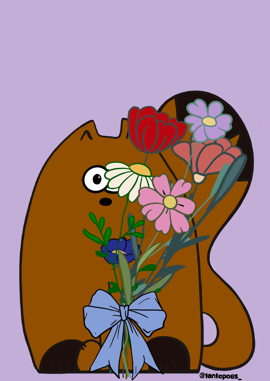 Set tante poes loves her mom, dad and the one who feels like a mom or dad!