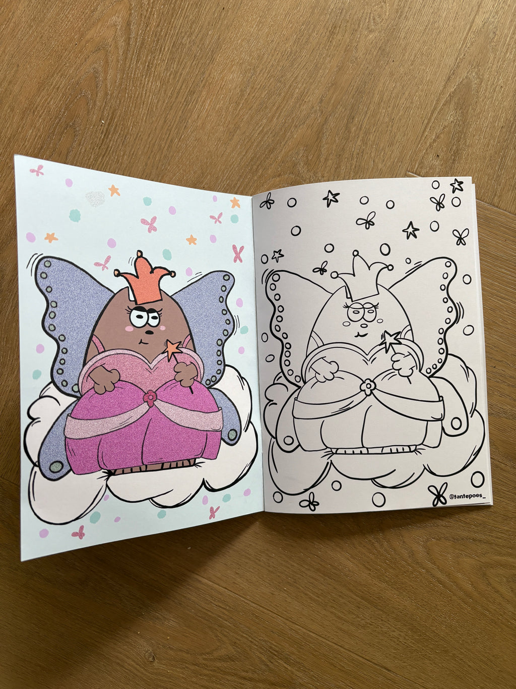 tantepoes coloring book