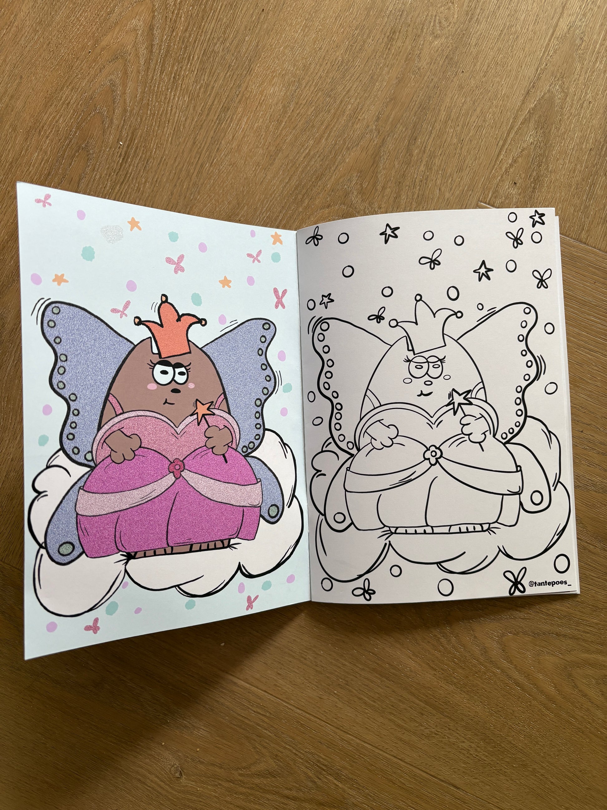 tantepoes coloring book