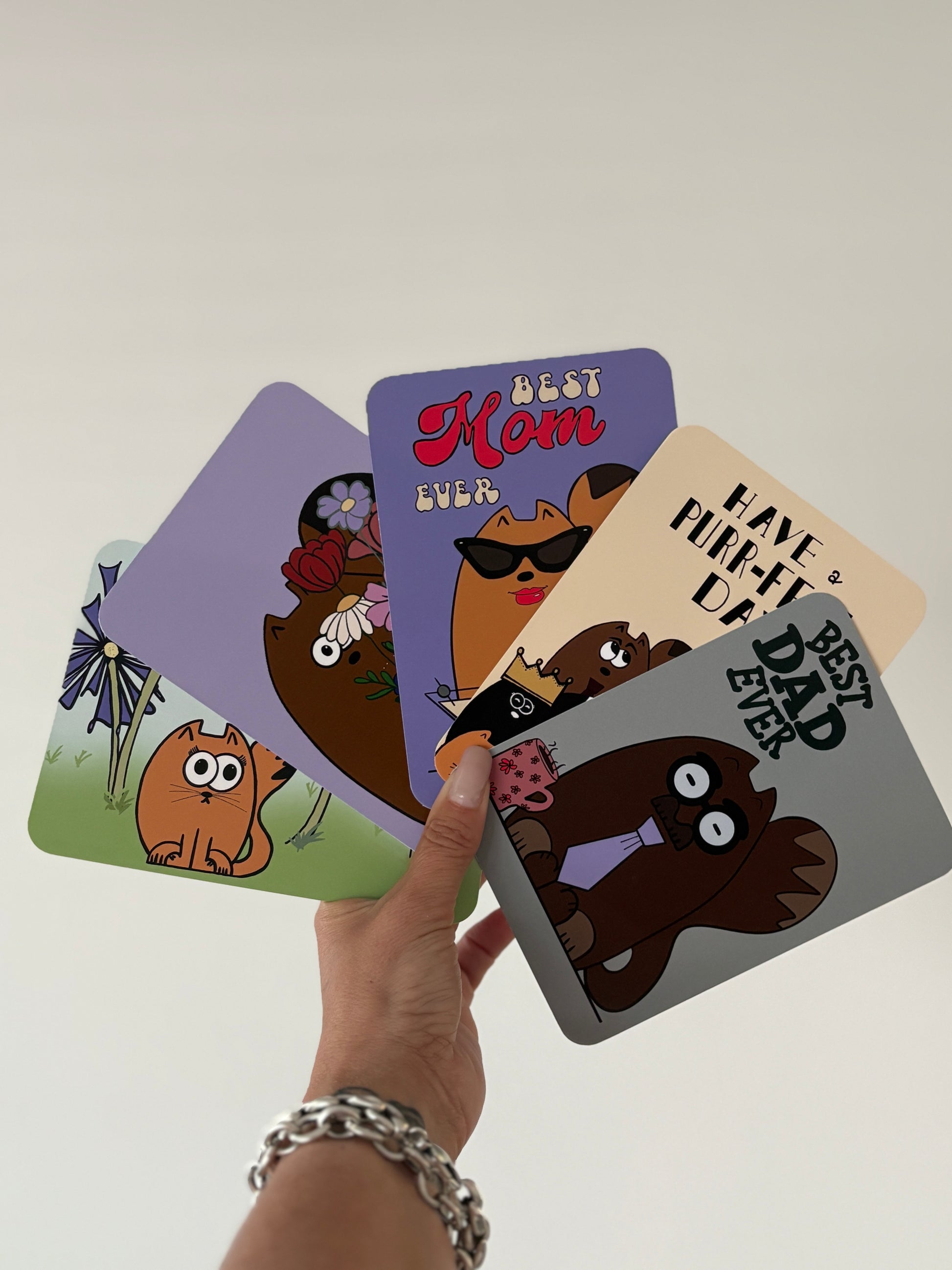 Set tante poes loves her mom, dad and the one who feels like a mom or dad!