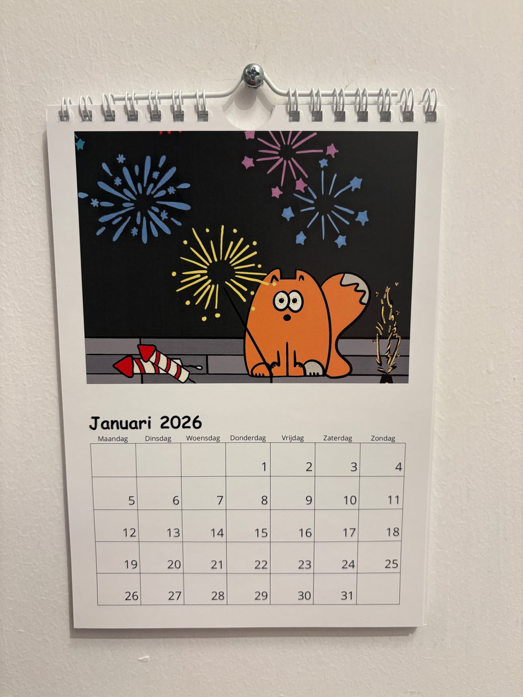 tante poes made a purr-fect birtday calendar!