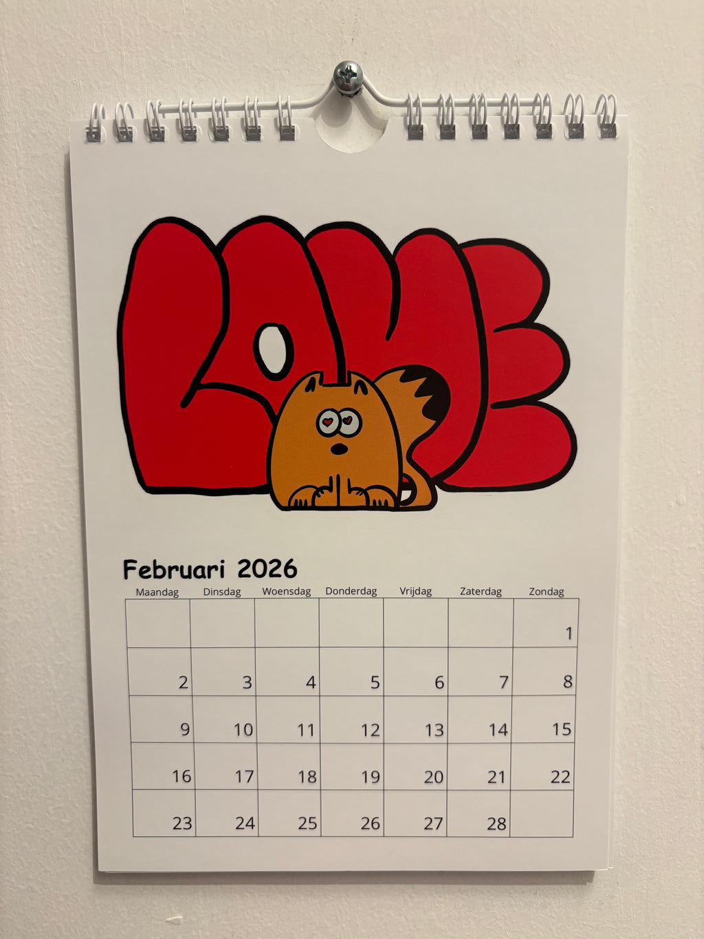 tante poes made a purr-fect birtday calendar!