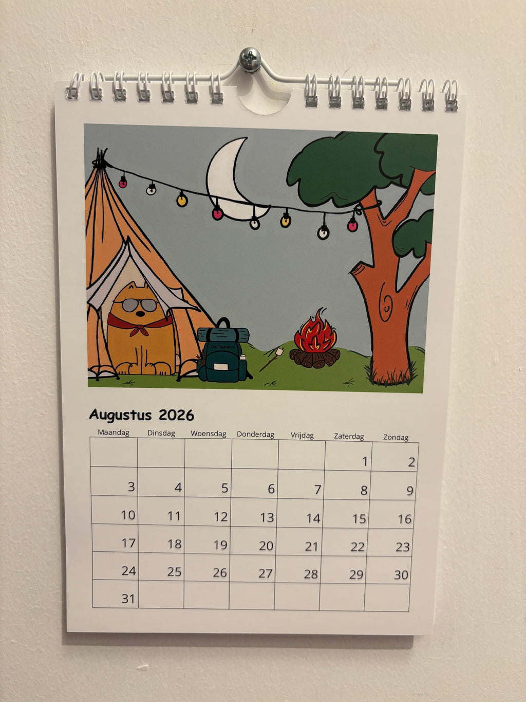 tante poes made a purr-fect birtday calendar!