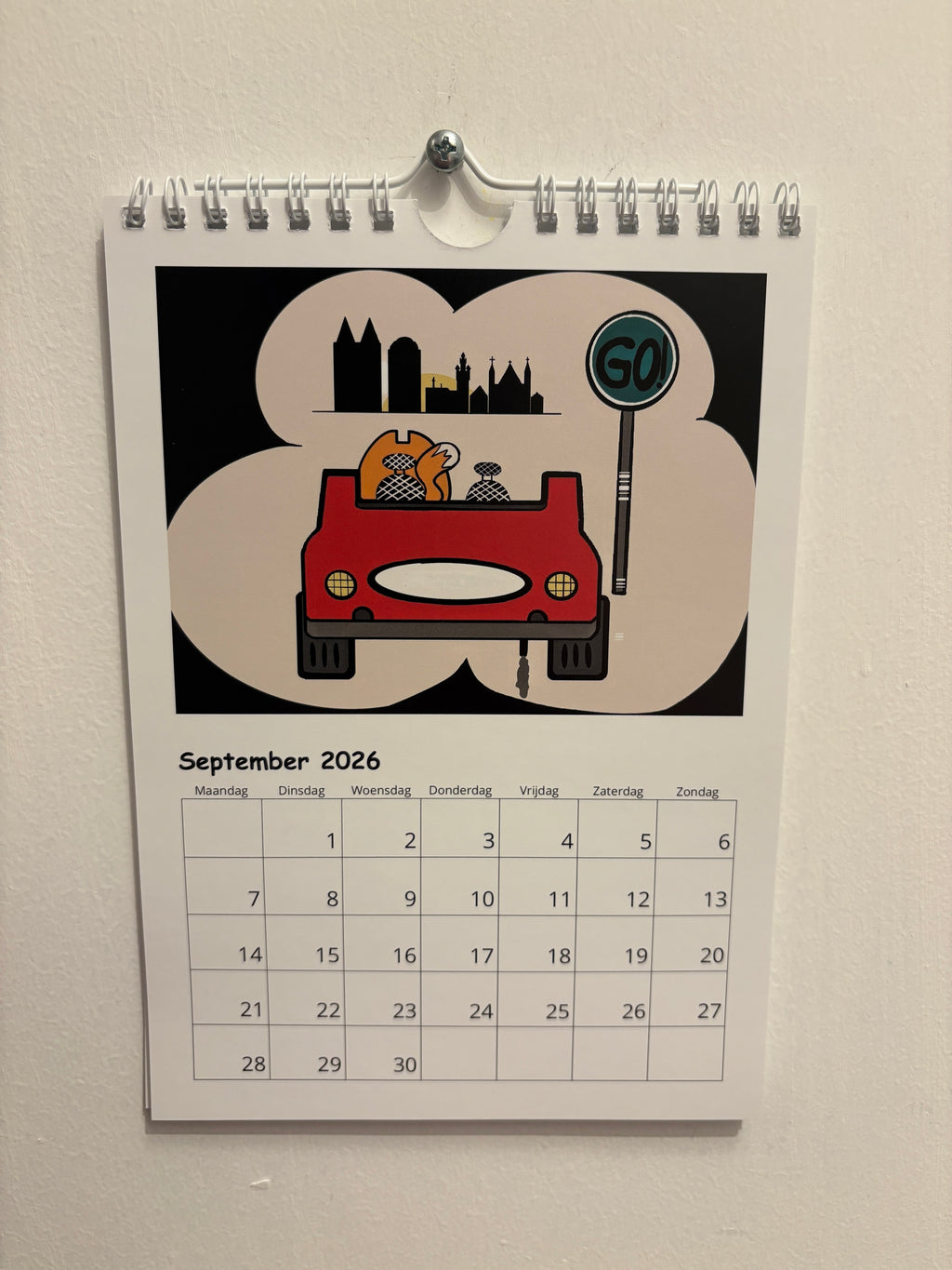 tante poes made a purr-fect birtday calendar!