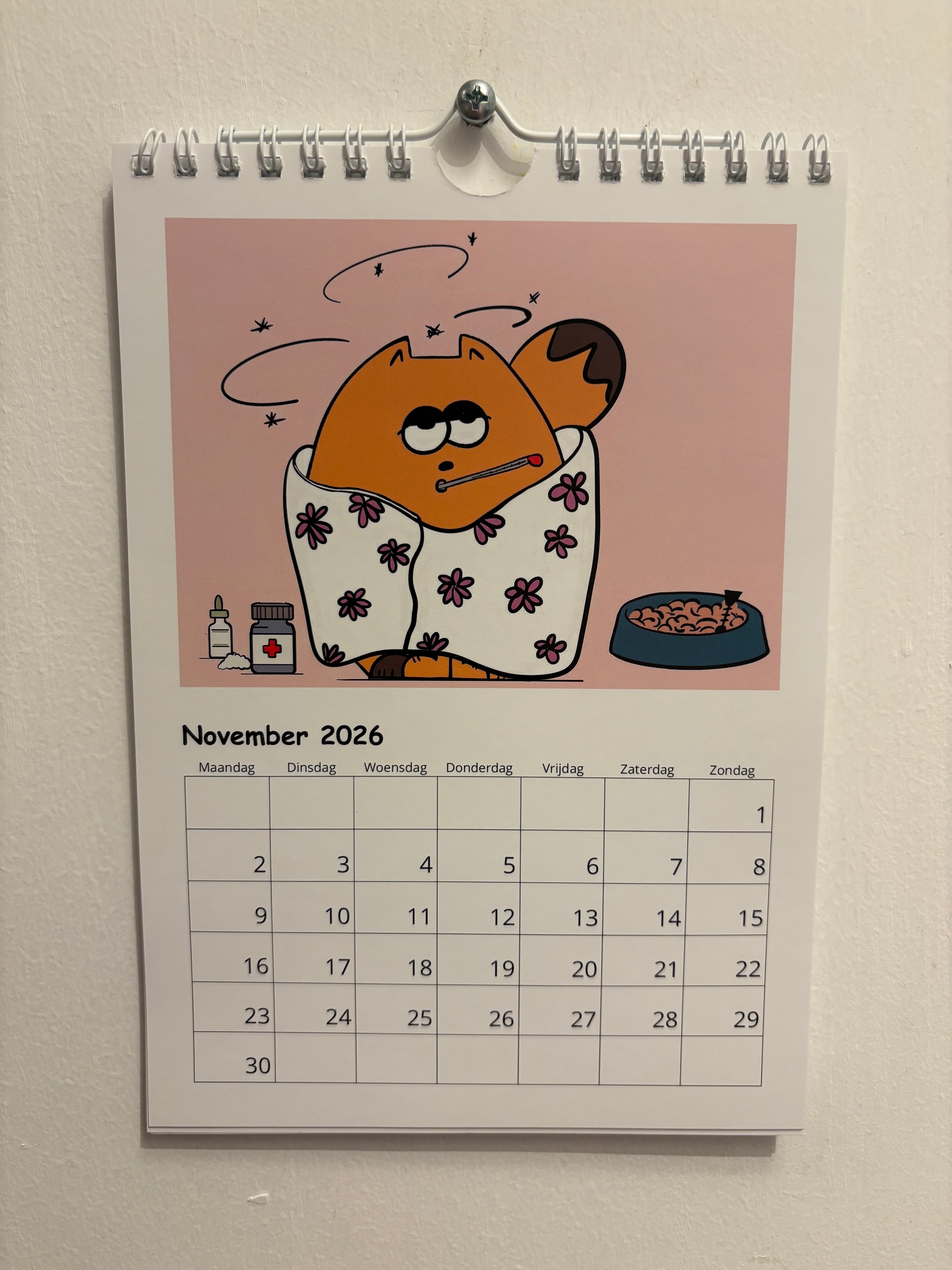 tante poes made a purr-fect birtday calendar!