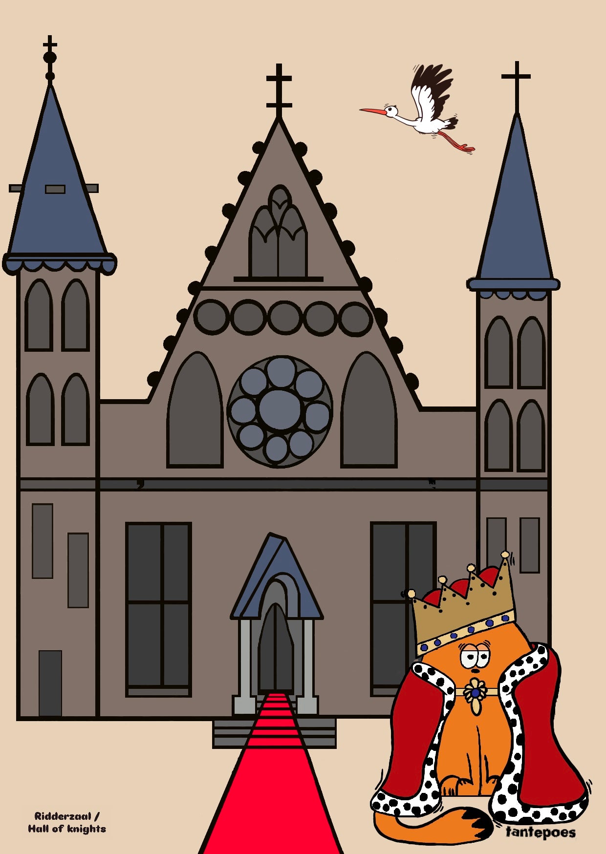 Hall of knight - Ridderzaal The Hague